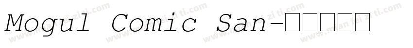 Mogul Comic San字体转换